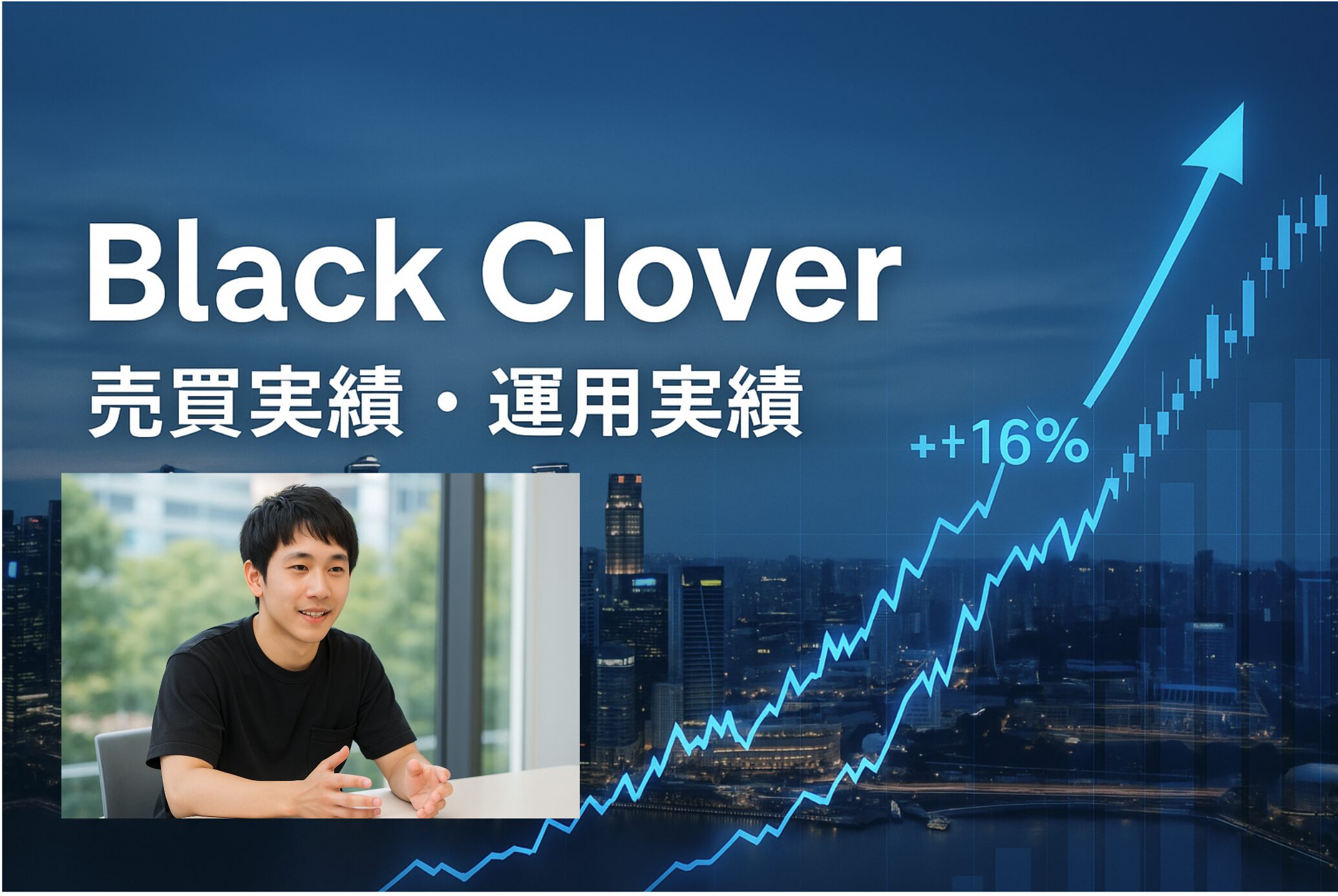 坂本俊吾氏が運用するブラッククローバー(Black Clover)の売買実績！本格的なアクティビスト戦略のヘッジファンドの運用に迫る！